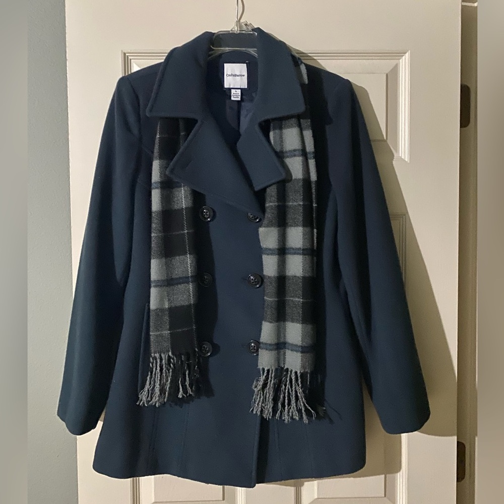 Croft & Barrow Blue Pea Coat